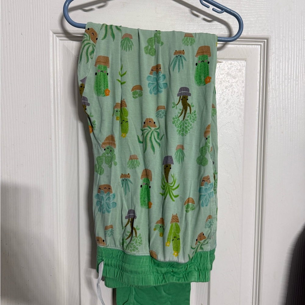 Little Sleepies Green Playful Pajama Set